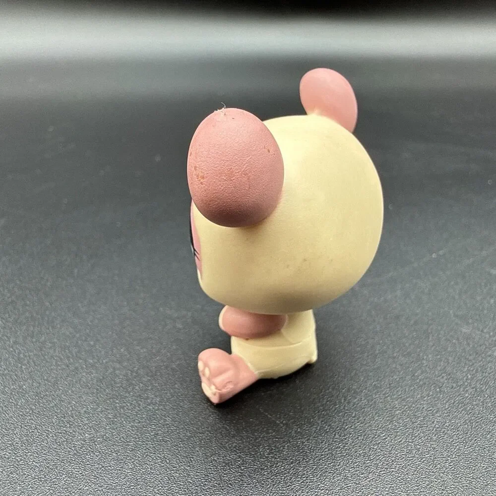 LPS Littlest Pet Shop Pink & Tan Mouse Figure, Ages 3-5, Age Level 3-4, 4-7